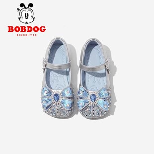 女小童单鞋 真皮女童鞋 新款 2z025夏季 闪亮舞蹈 子儿童公主水晶皮鞋