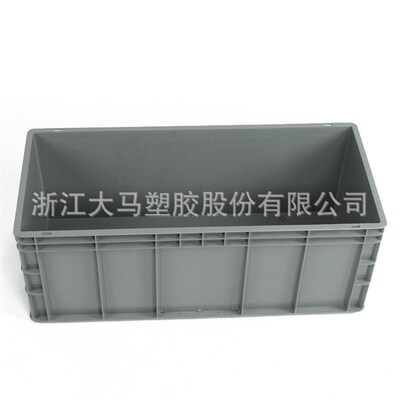 供应 物流专用箱EU4933可堆式周转箱 防静电加厚耐摔塑料箱