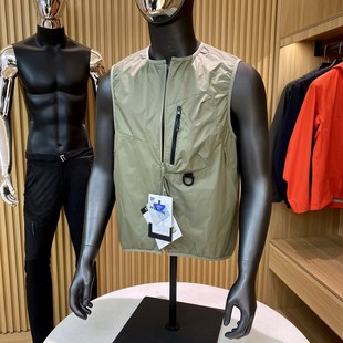 王炸山系户外后背网布拼接w夏季 梭织速干马甲休闲背心外套 男士