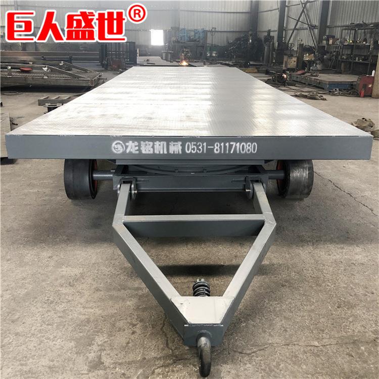 吨厂区牵引运输平板车四轮重型货物运输周转平台电动平板拖车