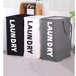 脏衣篓瑜伽垫收纳筐家居布艺折叠脏衣篮家用分隔篮整理箱洗衣篮子