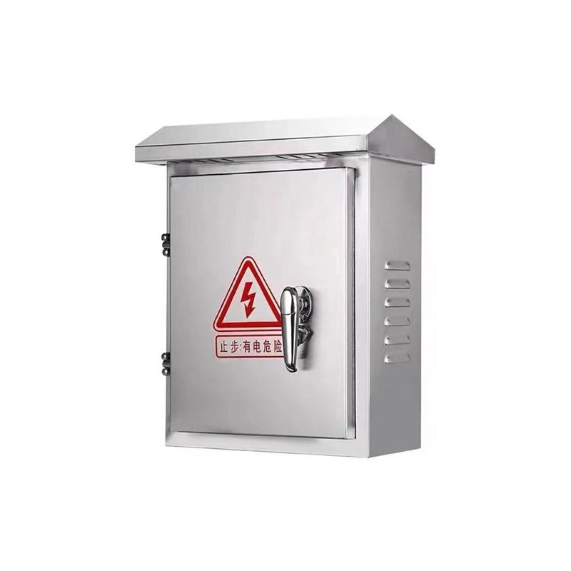 400*500户外防水Ip6t5/Ip44不锈钢304配电箱监控路灯箱控制箱