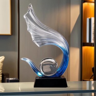 酒柜摆件轻奢e高档客厅办公室家居软装饰品风生水起高端大气上档