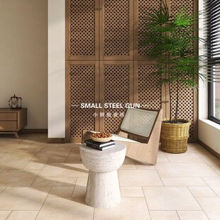 法式复古莱姆f石地砖古堡庭院瓷砖 酒店名宿客餐厅阳台花园子母砖