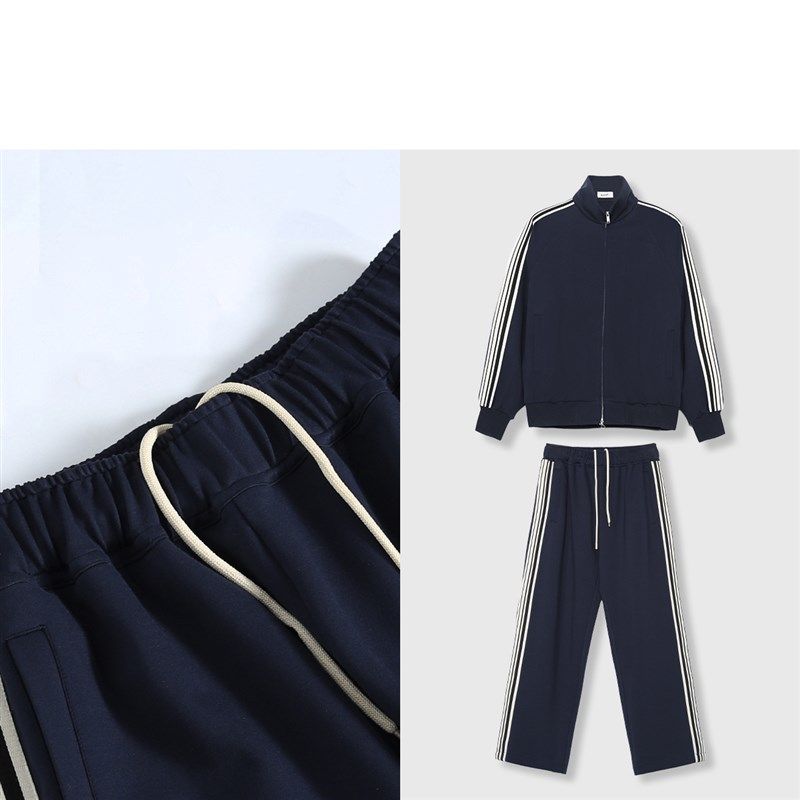 休闲运动套装男女2024春季新款韩系潮流情侣卫衣卫裤宽松一套衣服