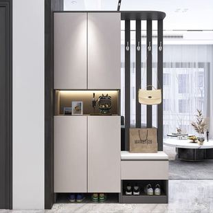 玄关柜鞋 柜一体进门屏风酒柜客厅隔断柜简约现代入户门厅置物柜子