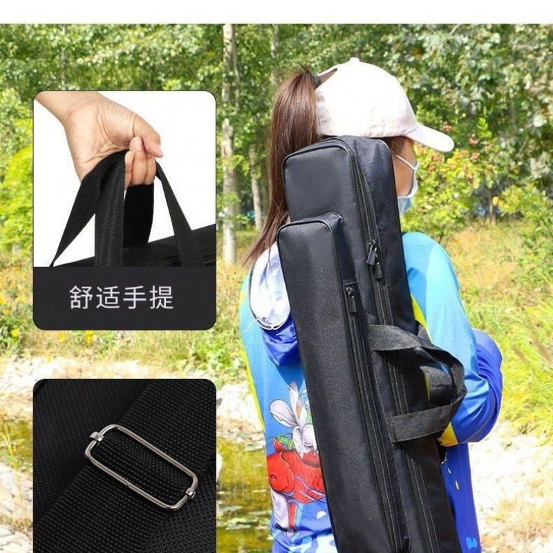 45/50/60/70/80迷你鱼竿包渔具包短款小钓鱼包海竿包小短冰钓竿包