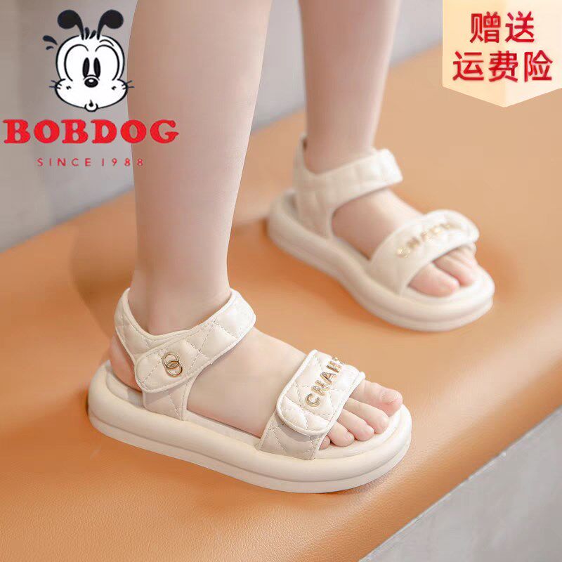 真皮女童凉鞋2024新款夏季大童公主爆款童鞋儿童女款软底女孩鞋子