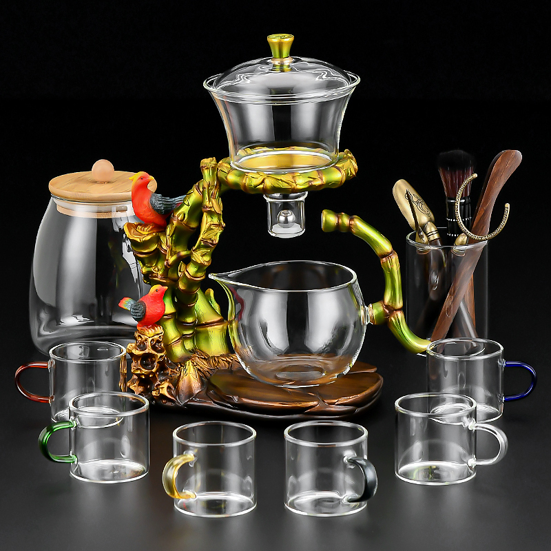 茶漏茶滤2d024新款玻璃茶具套装懒人泡茶神器泡茶过滤器茶水分离