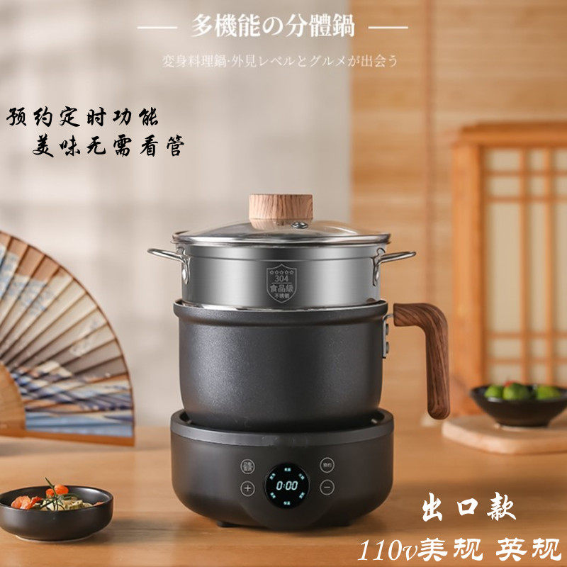 110v小火f锅电磁炉电蒸锅家用小型新款多功能迷你电煮锅小陶炉锅