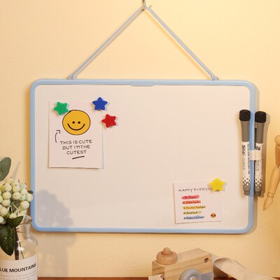 富尼挂式磁性白板面写字板擦写支架式少儿小白板