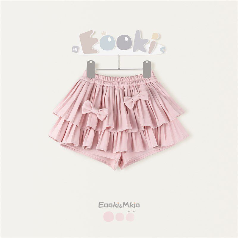 女童百褶半身裙儿童蛋糕裙宝宝软萌短裙薄款蓬蓬裙洋气2024夏季