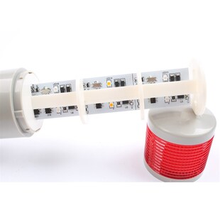 三色警示灯报警带叫多层机床灯塔110V24V防水LED指示故障闪信号灯