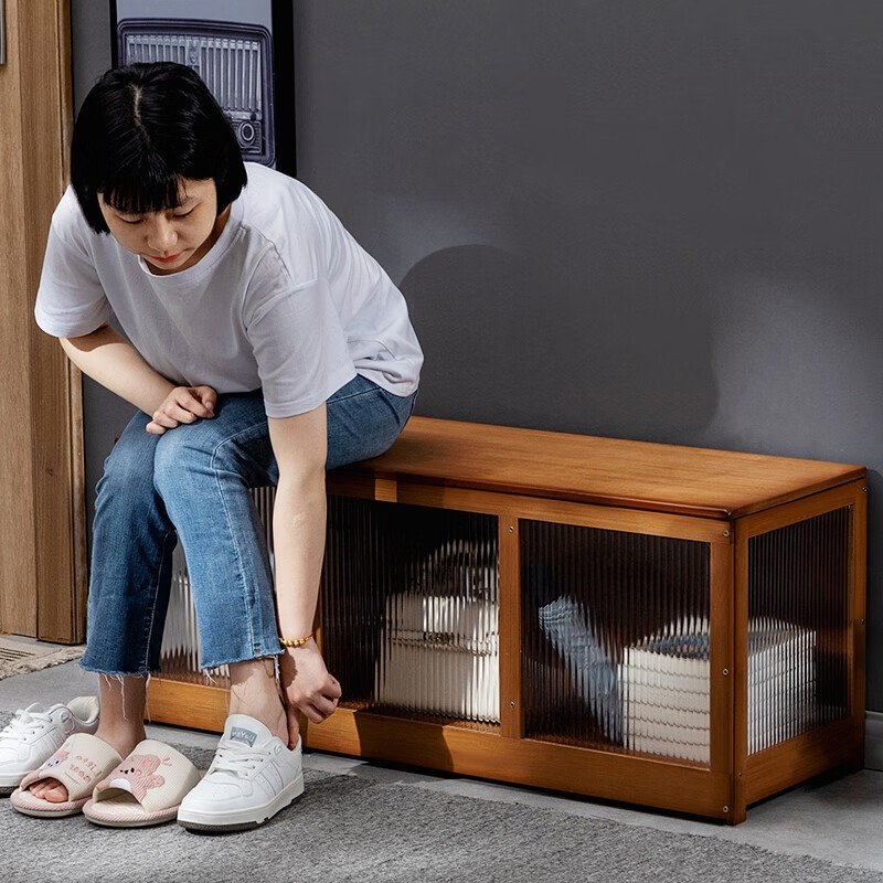 北欧轻奢换鞋凳家用门口进门穿鞋凳一体长凳入户鞋架日式收纳鞋柜,住宅家具,换鞋凳,淘宝优惠券,粉丝福利购,淘宝优惠卷