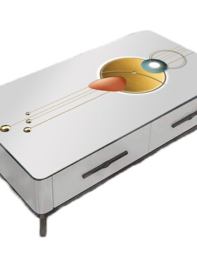 皮革桌布防水防油茶几电视柜加厚免洗耐温桌垫风格印盖布