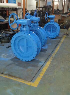 手动软密封双偏心法兰蝶阀D342X-10QDN400DN2000