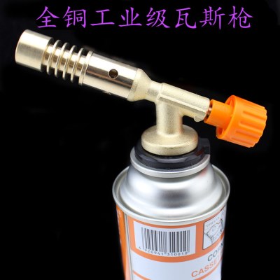 工业级全铜瓦斯枪卡式喷火枪头瓦斯气体焊枪烘焙烧烤焊接高温喷枪图片
