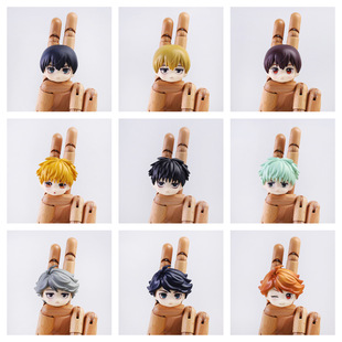 OB11新款好看男女头壳bjd娃娃人物头壳可拆卸娃娃头壳（无脸）