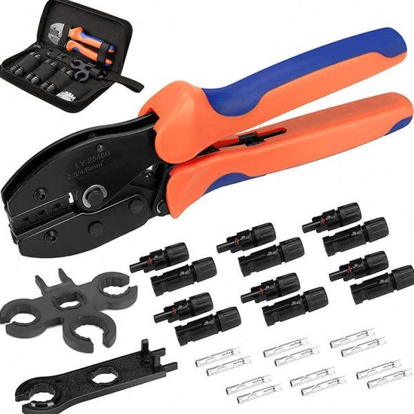 MC4连接器工具套装mc4光伏接头LY-2546B夹线端子钳太阳能压线钳,五金/工具,气动冷压接钳,淘宝优惠券,粉丝福利购,淘宝优惠卷