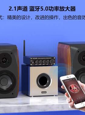 甄选FosiAudio BT30D 蓝牙5.0 2.1声道功率放大器带低音和音控制
