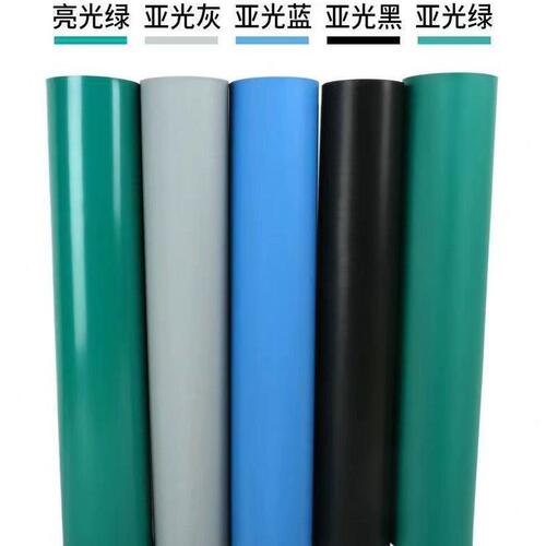 甄选防静电绿色台垫防滑橡胶双层静电皮无味环保生产线台垫防静电