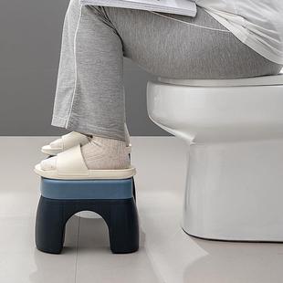 家用加厚塑料马桶凳卫生间厕所大人小凳子儿童垫脚神器椅子坐便凳