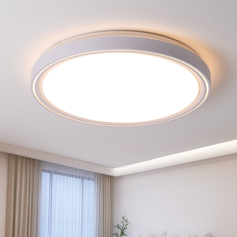 卧室灯吸顶灯2023新款简约现代圆形护眼led房间餐厅超薄主卧灯具