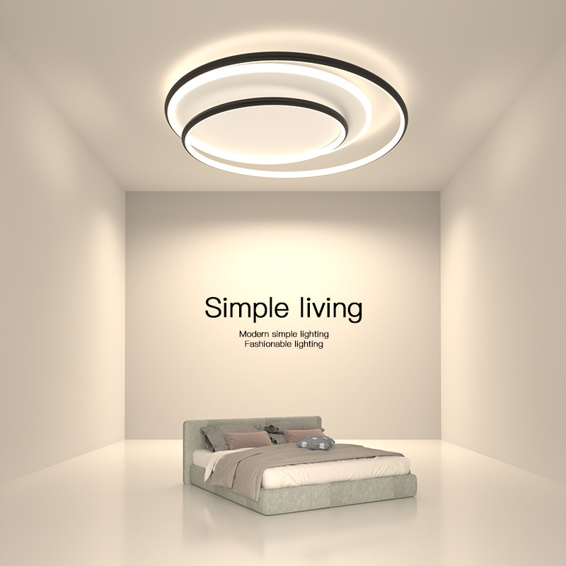 卧室灯2024年新款主卧书房简约现代护眼灯具led房间灯创意吸顶灯