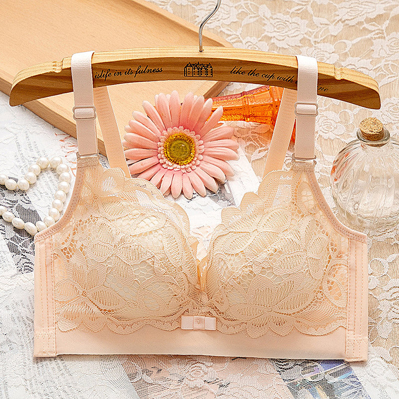 内衣女无钢圈聚拢调整型加厚5CM小胸显大神器文胸收副乳薄款奶罩