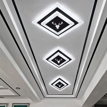 过道灯走廊灯简约现代玄关灯入户灯led射灯轻奢创意吸顶阳台灯具