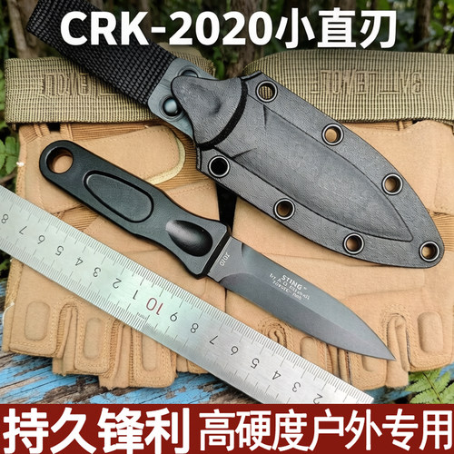 m390粉末钢刀户外生存直刀野营便携高硬度随身刀具防身荒野求生