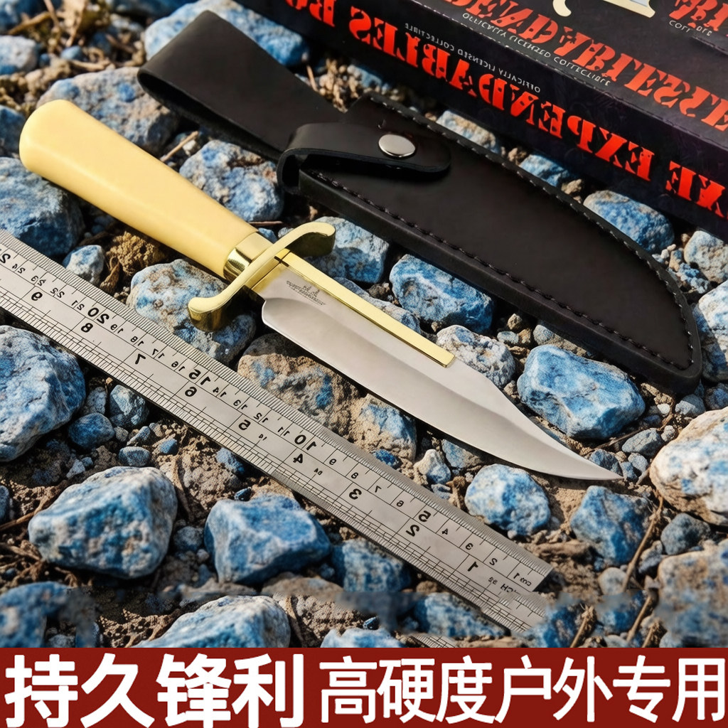龙格尔史泰龙敢死队迷你金背大博伊刀野营户外刀具吉尔赫本大博弈图片