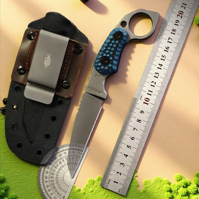 米勒T1重型折叠军工刀防身兄弟户外荒野求生露营登山多功能折刀M5