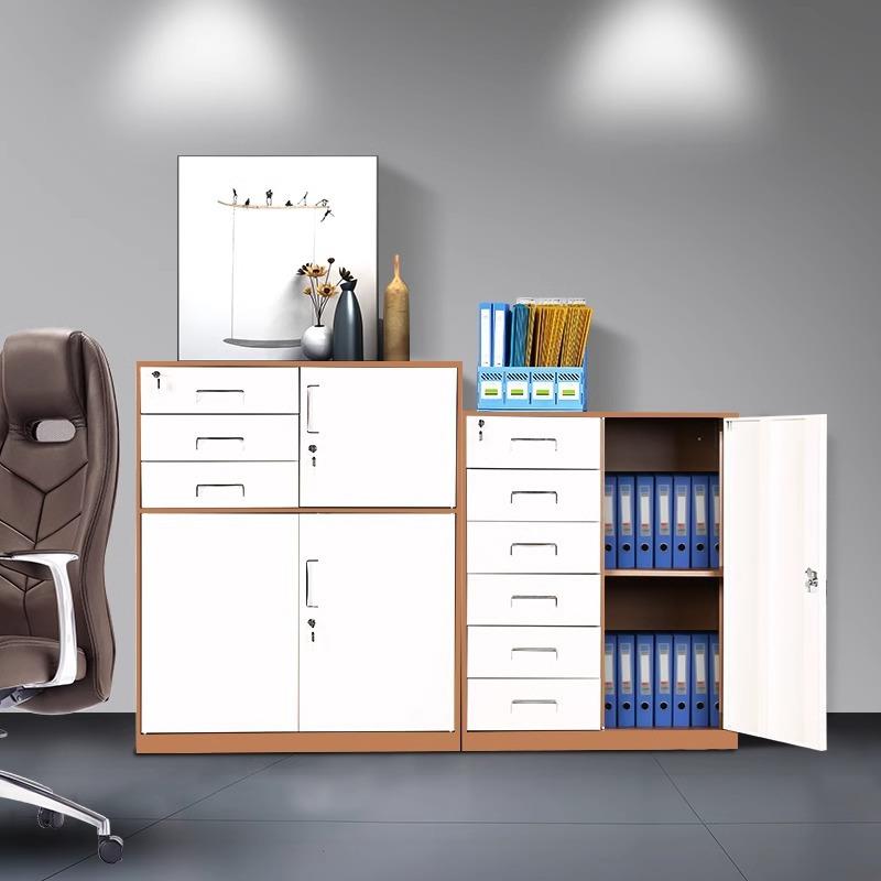 床头抽屉柜桌下珍藏柜办公室资料柜文件档案矮柜活动柜储物柜鞋柜