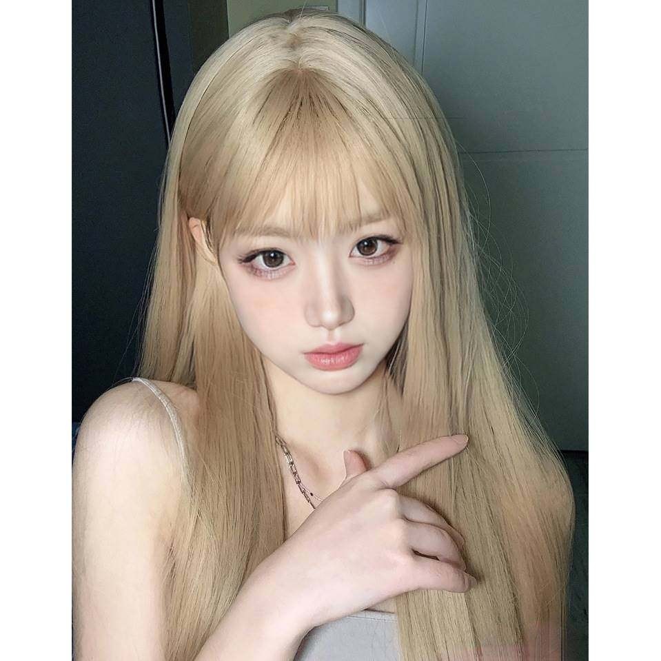 梅州市星程电子商务有限公司假发女长发网红女团白金色中长发日常,美发护发/假发,日常整顶假发,淘宝优惠券,粉丝福利购,淘宝优惠卷