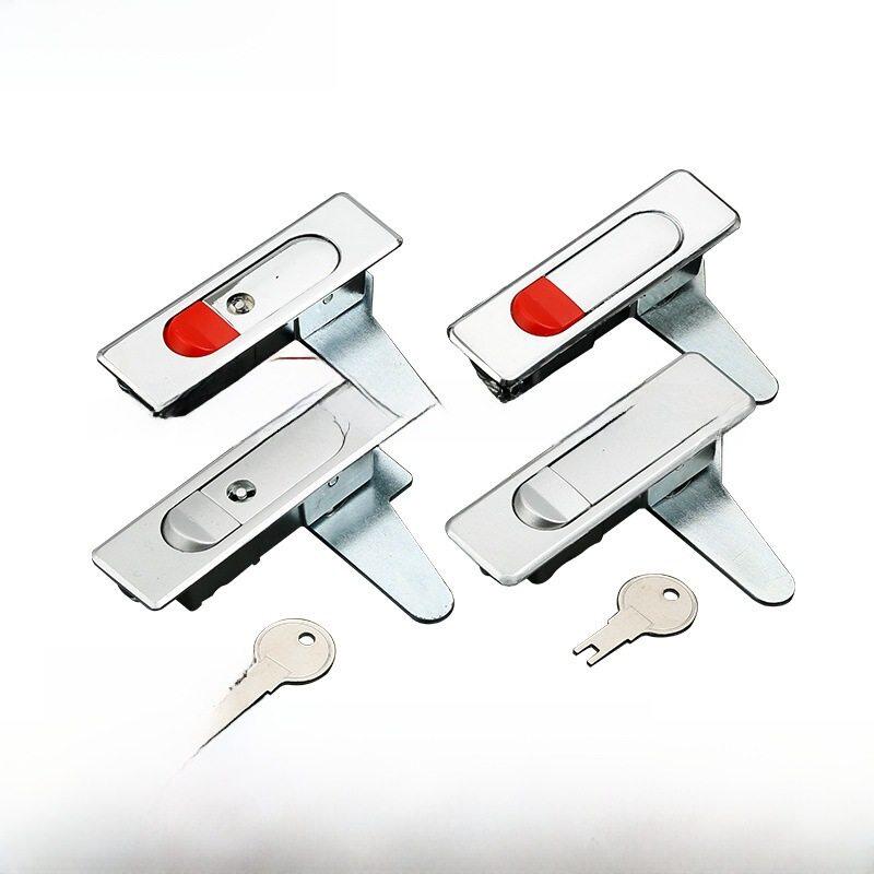 怡合达平面锁XAT51 XAT52-A84/A112配电箱电柜门锁 把手按压式