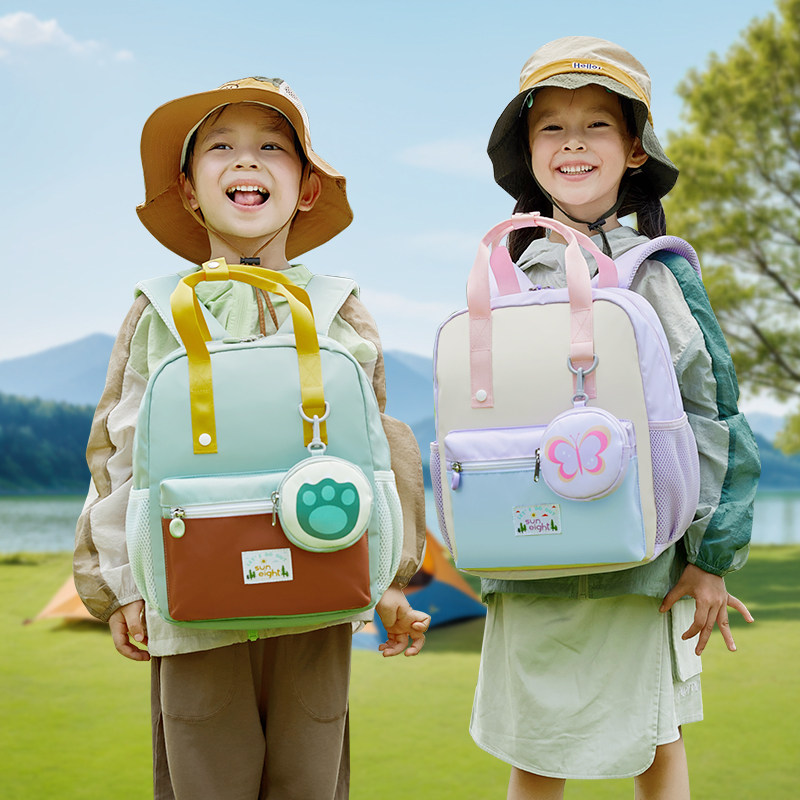 幼儿园书包女孩轻便儿童背包宝宝出游女童外出旅游男孩双肩包