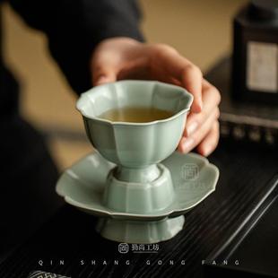 北溪堂耀州窑觅影杯盏组合陶瓷功夫茶具主人杯品茗杯大号茶杯盏杯