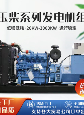 玉柴柴油发电机组 200千瓦800kw300kw养殖场工厂酒店柴油发电机组