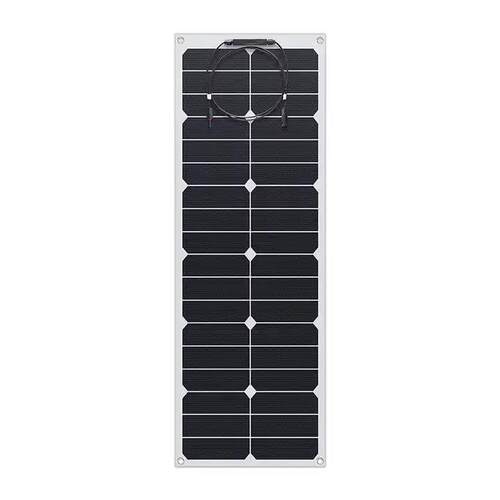 车顶柔性太阳能板SunPower 80W 100W 120W 160W半柔性光伏充电板