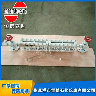 液位计304不锈钢透光式平板水位计 耐高温高压清晰玻璃液位计