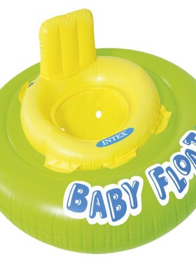 intex 56588充气游泳圈儿童大号男女可爱浮圈腋下圈救生座圈圈pvc