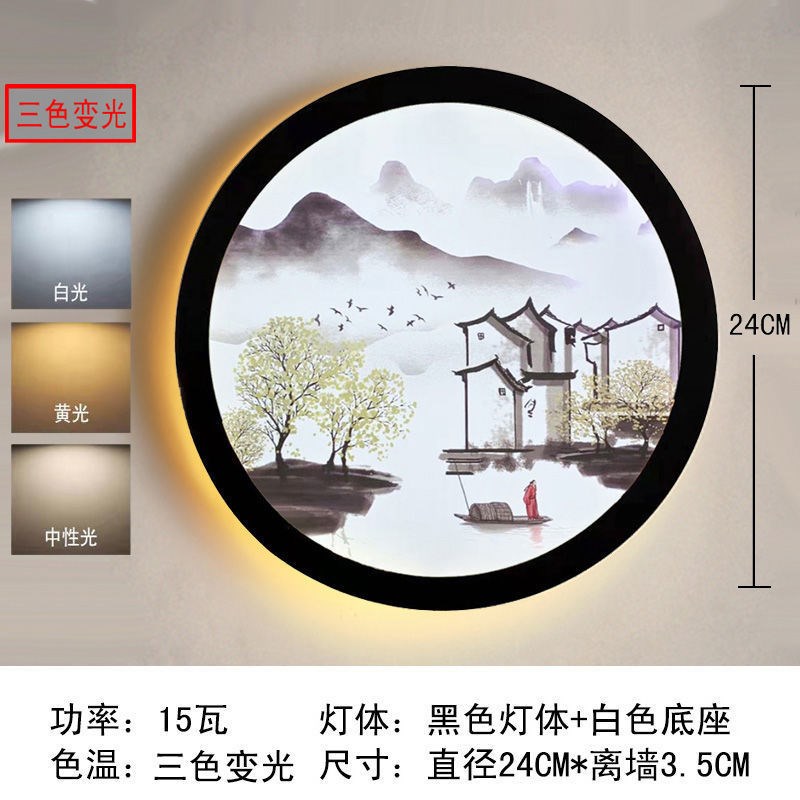 2022新款壁灯卧室客厅欧中式画楼梯轻奢创意装饰网红背景墙床头灯图片