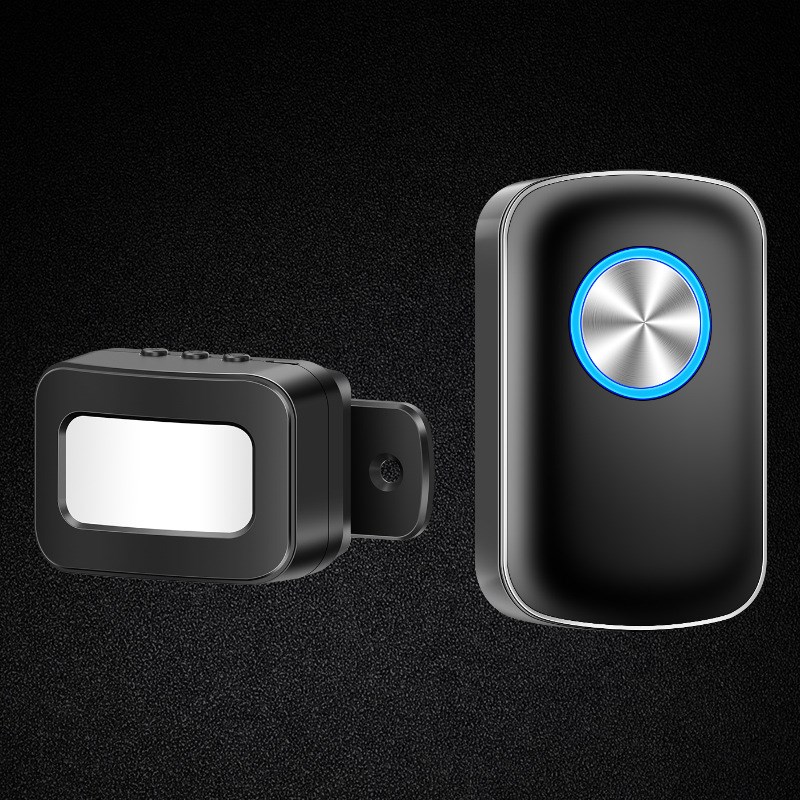 门口欢迎光临感应器店铺进门语音提示迎宾报警器超市分体门铃商用