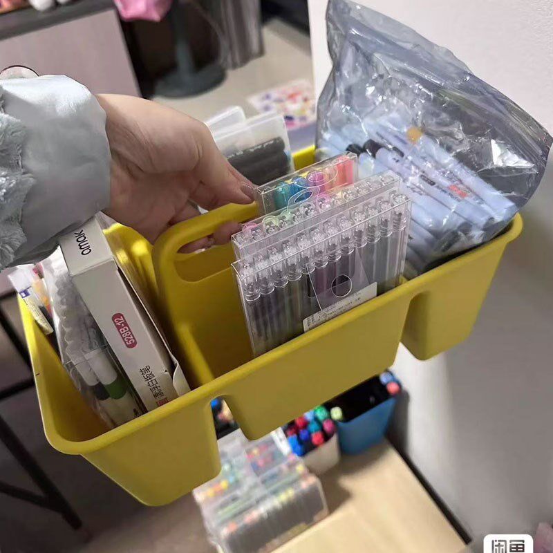 斯塔斯多办公桌收纳件分类整理盒家用浴室小物品收纳桌面收纳盒子 - 实物图