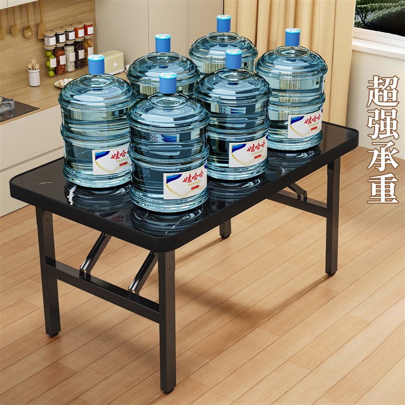 折叠桌子家用小方桌新款餐桌简易摆摊桌小户型四方桌子矮桌正方形
