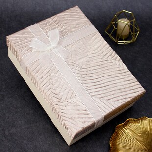 布艺生日大号礼品盒商务定制礼物C盒子高级感礼盒空盒送男生包装