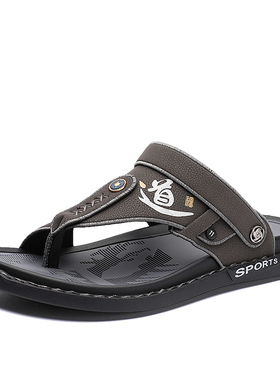 凉鞋男202g1夏季新款男士人字拖防滑防臭ins潮两用外穿司机凉拖鞋