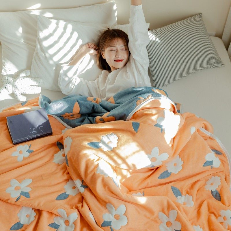 全棉十层纱布毛巾被加厚儿童夏被单双K人夏凉被空调盖毯薄被子,床上用品,休闲毯/毛毯/绒毯,淘宝优惠券,粉丝福利购,淘宝优惠卷