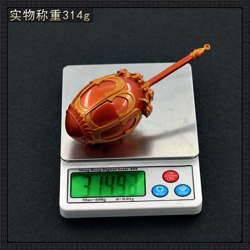 隋唐演义影视周边李元霸擂鼓瓮金锤12CM武器模型全金属摆件,特色手工艺,其他特色工艺品,淘宝优惠券,粉丝福利购,淘宝优惠卷